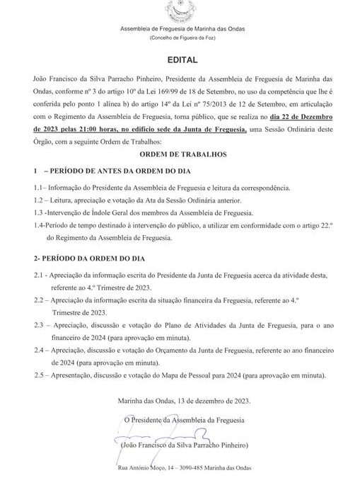 Assembleia de Freguesia
